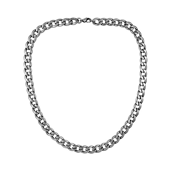 11 mm. Curb Chain Necklace