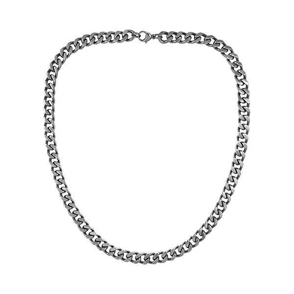 9 mm. Cuban Chain Necklace