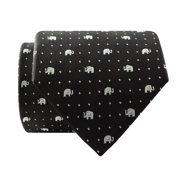 Medium Spot Elephant Necktie