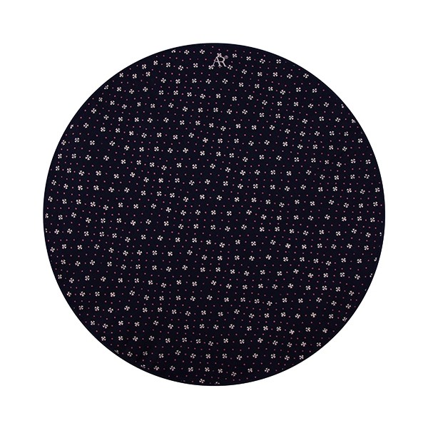 2 IN 1 Navy Blue Blossom Pocket Circle