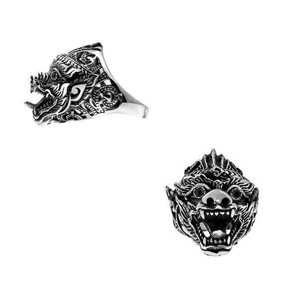 Hanuman Head Ring