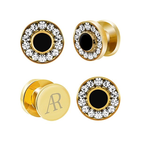 Elegant Tuxedo Studs