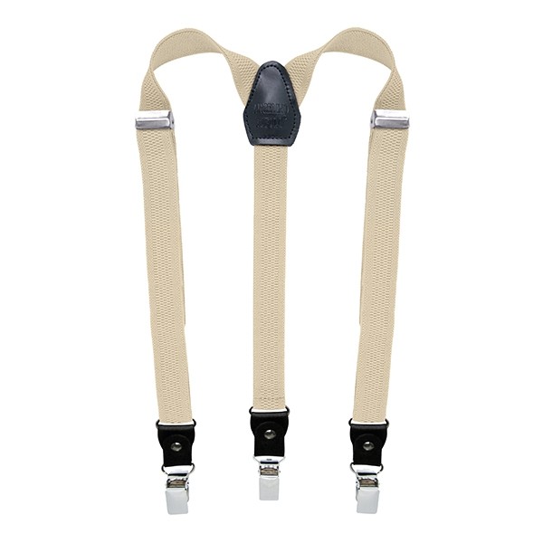 Khaki Slim Suspenders