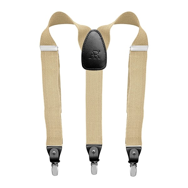 Beige Suspenders