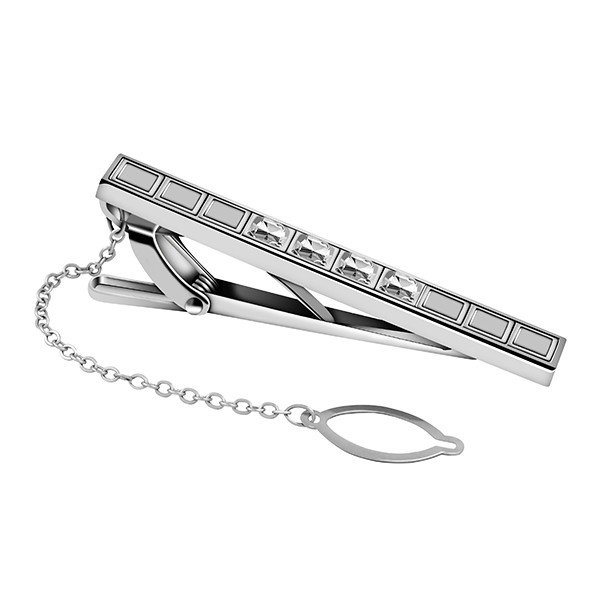 Crystal Tie Clip