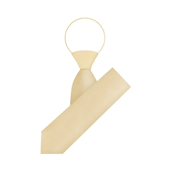 M.S. Matte Classic Zipper Tie