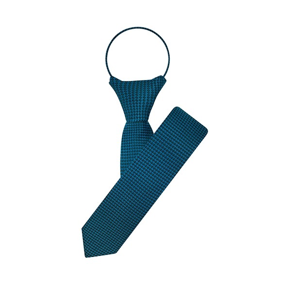 Slim Diamond Zipper Tie