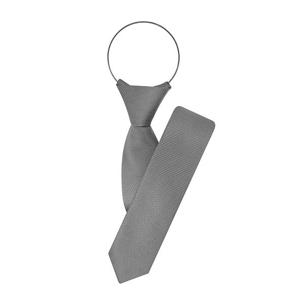 Slim Dumbbell Zipper Tie